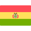 Bolivian boliviano flag