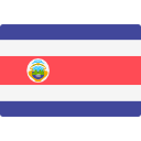 Costa Rican colón flag